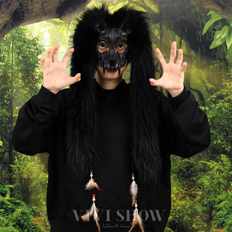 新品未使用  ハロウィンパーティー用 仮面 60個セット パーティーグッズ マスク コスプレ 狐 お面 コスチューム 小道具