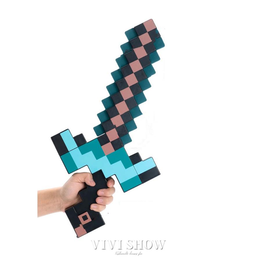 マインクラフト風 マイクラ風 グッズ ゲーム キャラクター 剣 知育