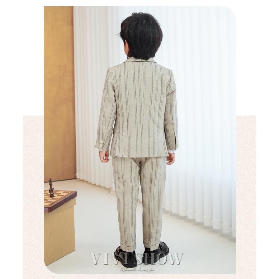 卒業式 男の子スーツ 子供スーツ フォーマルスーツ ストライプ