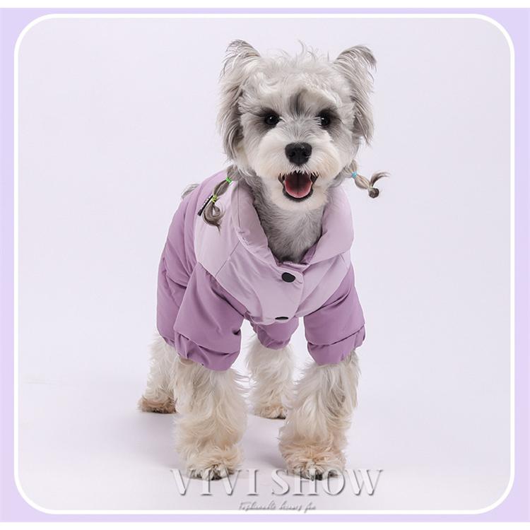 犬服 ジャケット冬 暖かい ダウン風ジャケット ドッグウェア 着せ