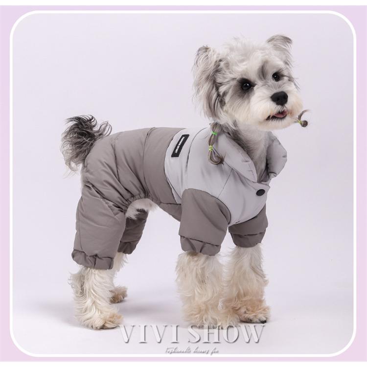 犬服 ジャケット冬 暖かい ダウン風ジャケット ドッグウェア 着せ