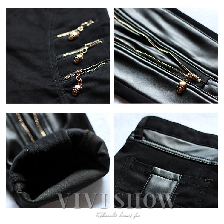 レザーパンツ メンズ 革パン ズボン PU バイクパンツ おしゃれ 細身