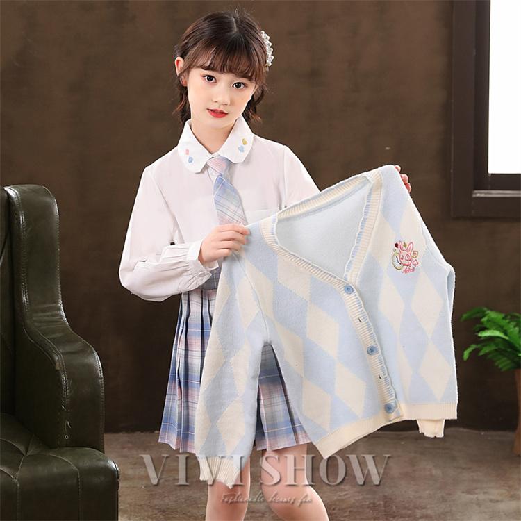 入学式 スーツ 女の子 キッズ フォーマル 子ども服 カーディガン