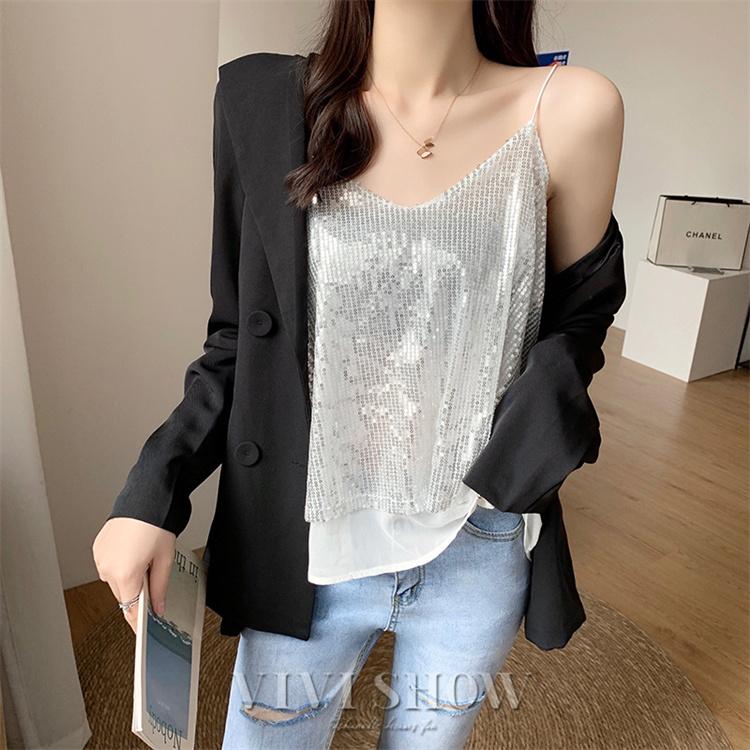 美品 イウエンマトフ スパンコール キャミソール トップス シルバー 楽天市場】＜AEWEN MATOPH＞スパンコール キャミソール AEWEN