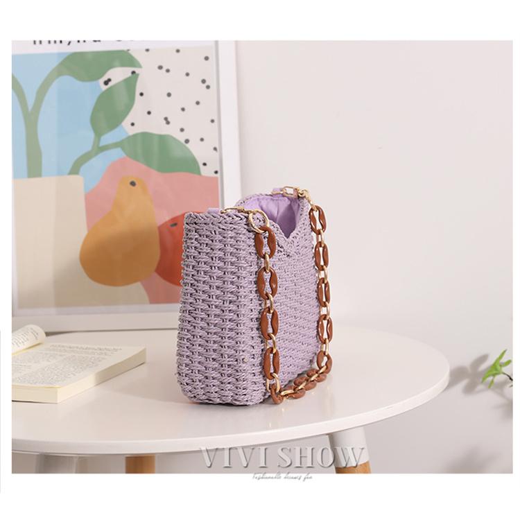 ハンドバッグ 草 カゴバッグ ショルダーバッグ サマーバッグ かご