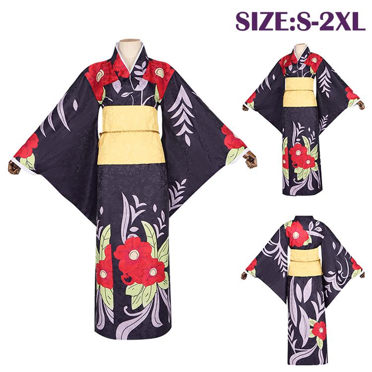 鬼滅の刃 非公式/二次創作】 鬼の月 珠世 たまよ 着物 和服 コスプレ