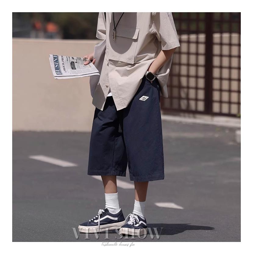 ハーフパンツ メンズ 膝丈 カーゴパンツ 夏用 大きめ ゆったり 大きい
