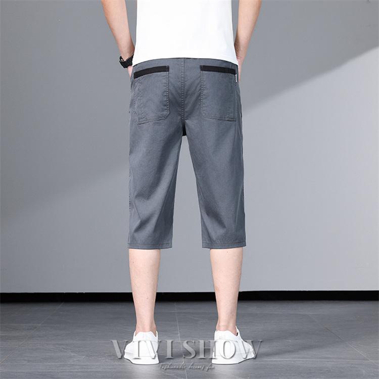 クロップドパンツ メンズ ハーフパンツ テーパードパンツ 春 夏 ひざ下