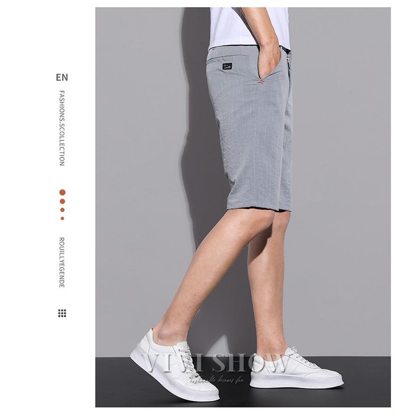 ハーフパンツ メンズ スラックス 短パン ショートパンツ 膝丈 ハーフ丈