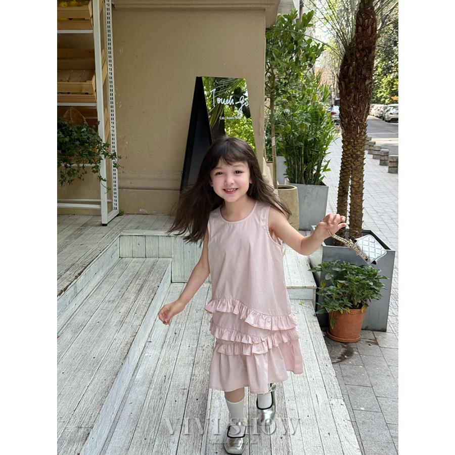 ノースリーブワンピース いちごワンピース 子供 快適ベビー・キッズ