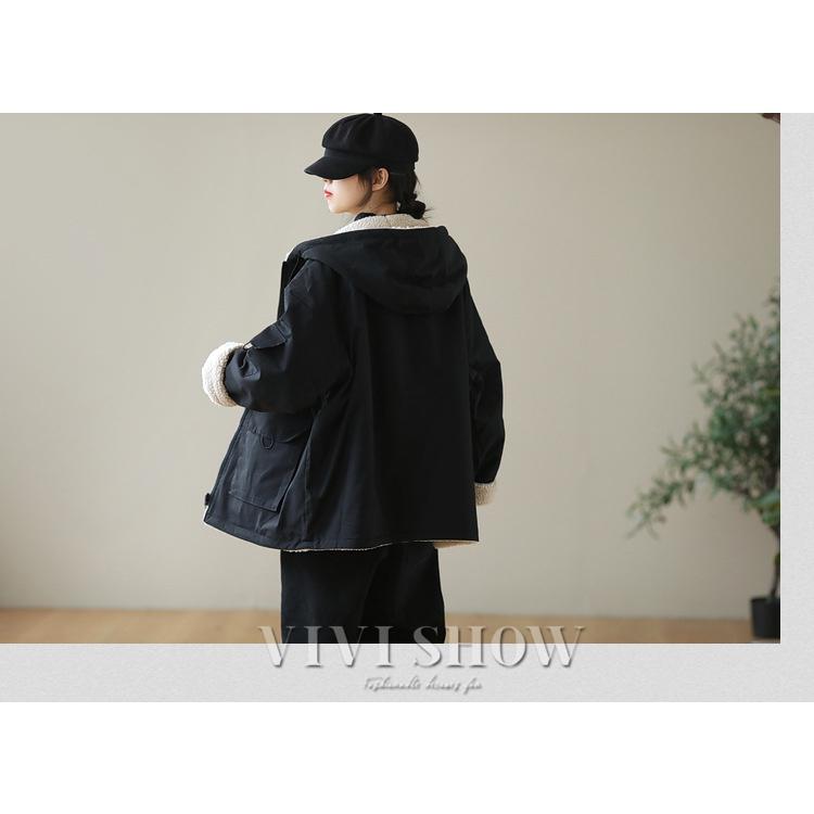 ボアコート 秋 冬 モッズコート ジャケット 裏ボア レディース