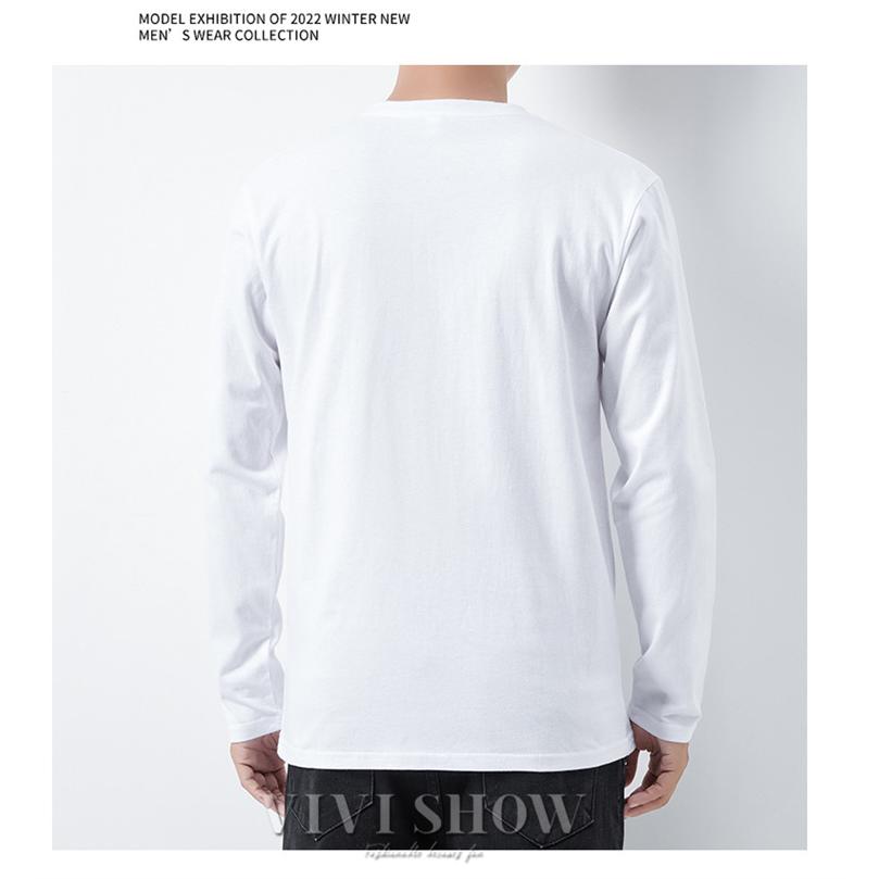 Tシャツ メンズ ロングtシャツ ロンt トップス 長袖 ヘンリーネック