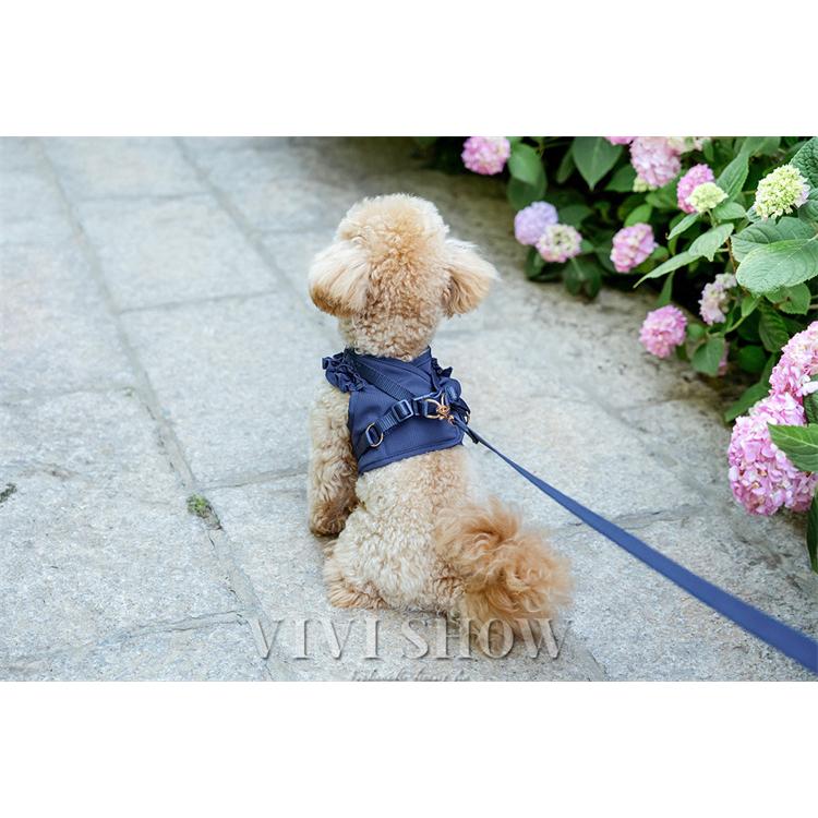 犬用 ハーネス リード セット フリル リード付き 小型犬 小型 子犬