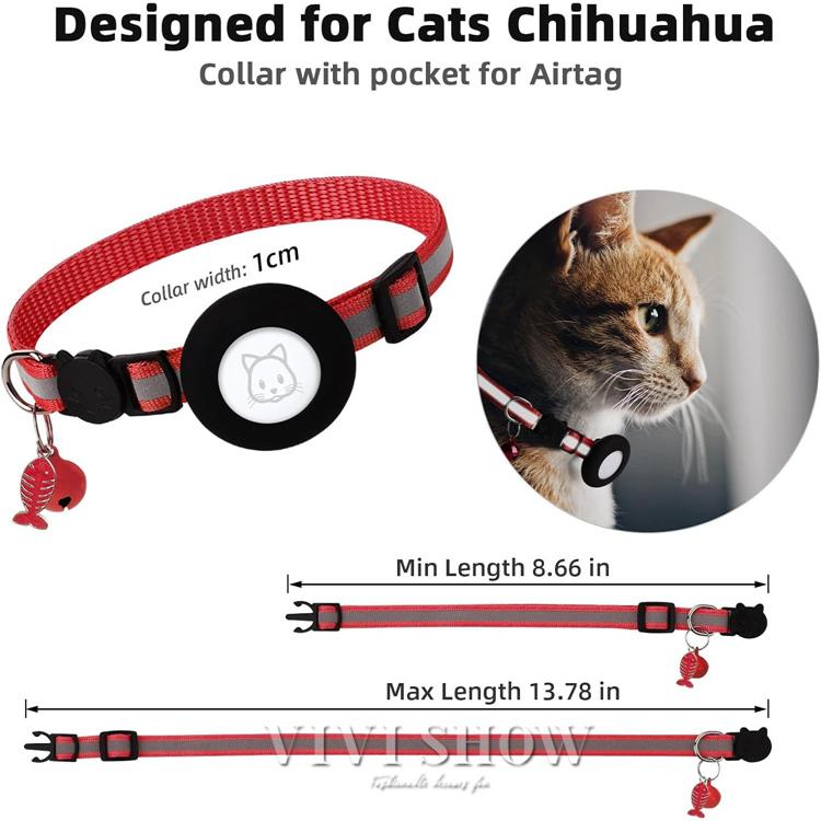 AirTag 動物デザイン 2個セット 2点セット 猫 ネコ 犬 首輪 Airtag 用 9色 安全 セーフティバックル