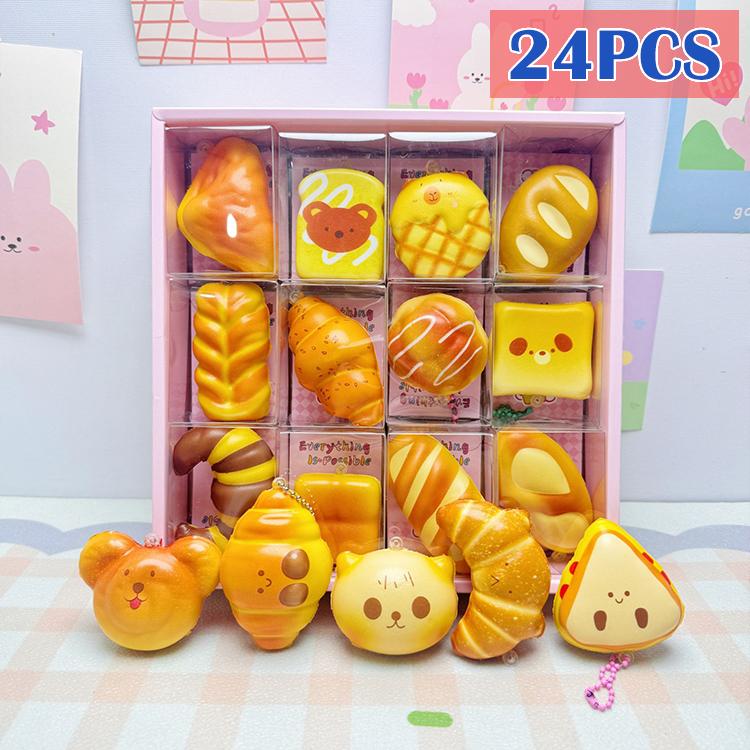 かわいい スクイーズ 恐竜アソート 食べ物 景品 おもちゃ お祭り 縁日