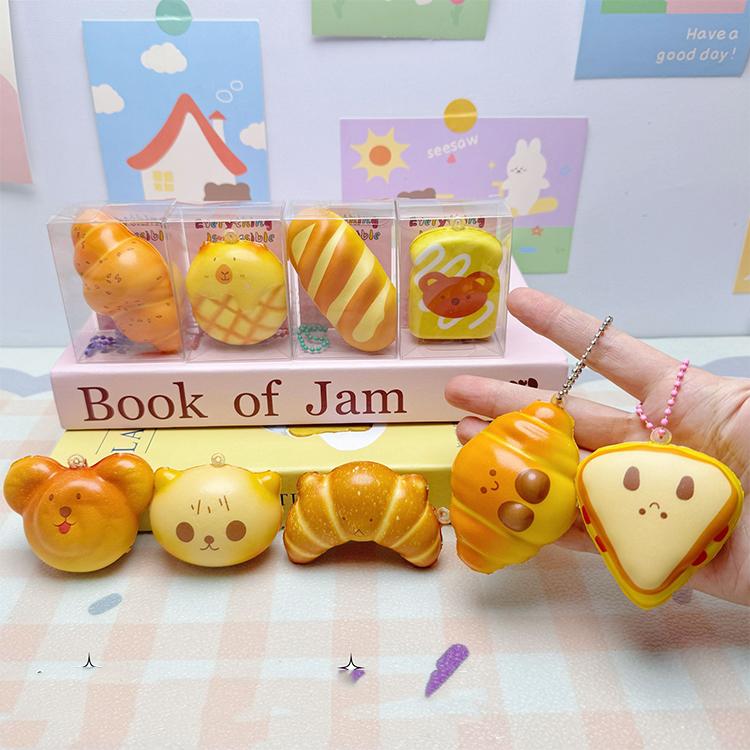 かわいい スクイーズ 恐竜アソート 食べ物 景品 おもちゃ お祭り 縁日