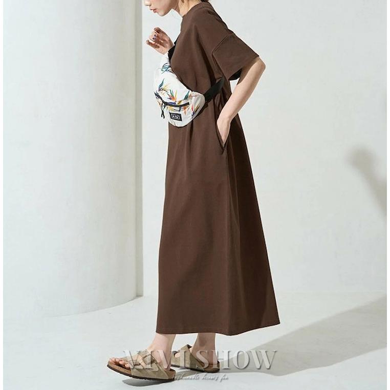 ワンピース Tシャツワンピース カジュアル レディース ロング フレンチ