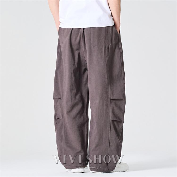 サルエル風パンツ ワイドパンツ メンズ ズボン 春 サルエルパンツ
