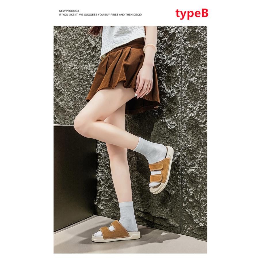 美品⭐︎ SLIPPER ビーチサンダル 白×ブラウン⭐︎メンズサイズ9 メンズ サンダル スリッパ 外履き 男性 ビーチサンダル シンプル