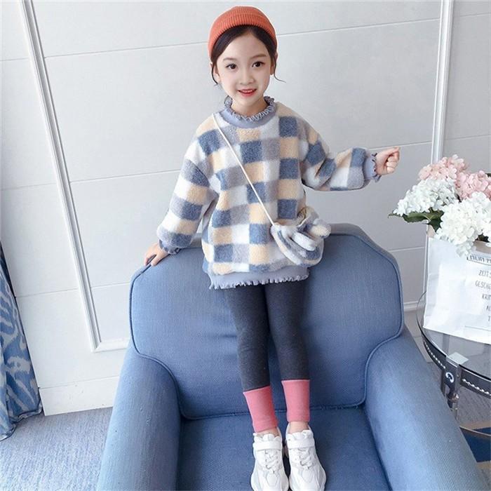 子供服 セットアップ キッズ 女の子 おしゃれ 長袖 秋冬 厚手 上下