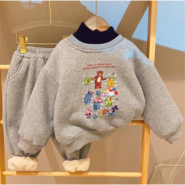 子供服 セットアップ キッズ 女の子 おしゃれ 長袖 秋冬 厚手 上下