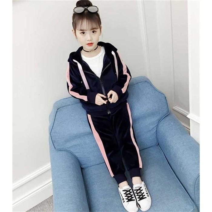 ジャージ キッズ 女の子 上下 長袖 春秋 2点セット 暖かい 子供服