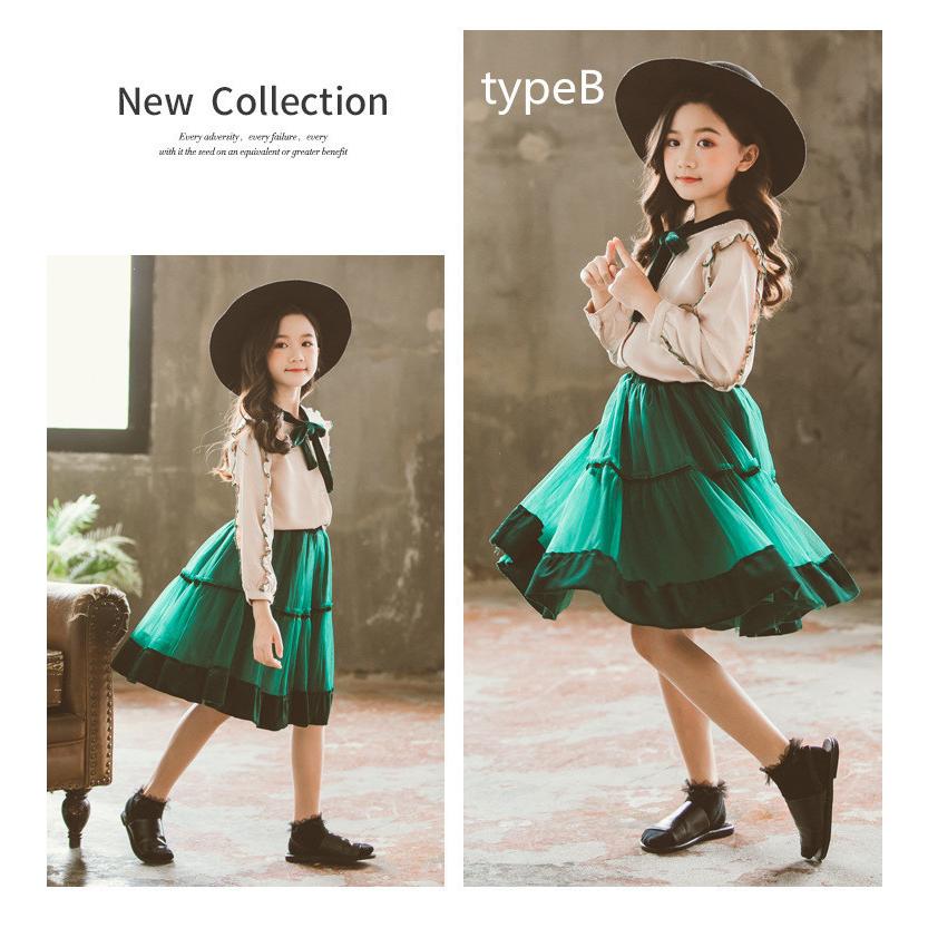 子供服 セットアップ キッズ 女の子 春秋 長袖 2点セット 上下セット 