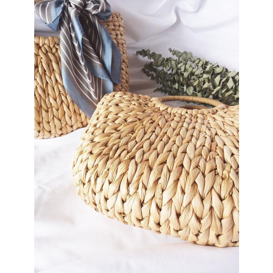 かごバッグ レディース 草編みバッグ サークルハンドル カゴバッグ ミディアムサイズ 鞄 かごバッグ レディース 草編みバッグ サークルハンドル カゴバッグ