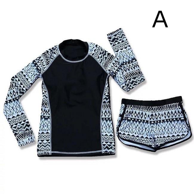 水着 レディース ラッシュガード 2点セット 日焼け対策 海 プール  