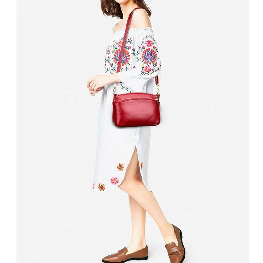 本革ショルダーバッグ 2way 斜めがけバッグレディーストートバッグ