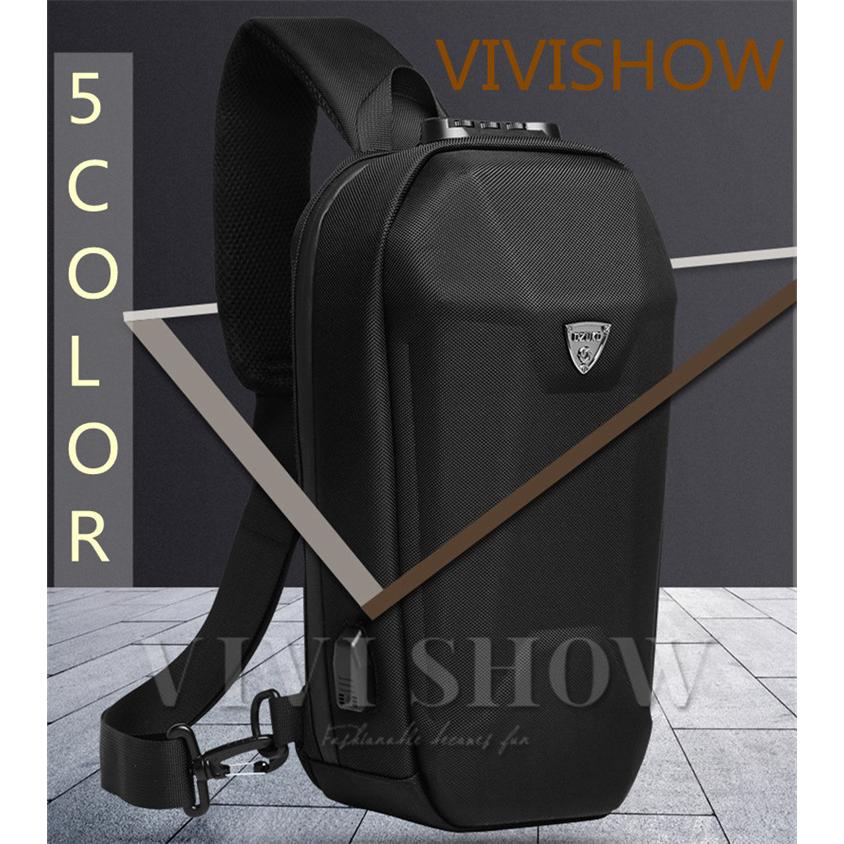 ボディバッグ ショルダーバッグ メンズ 斜めがけ 肩掛け 防犯 鍵付き