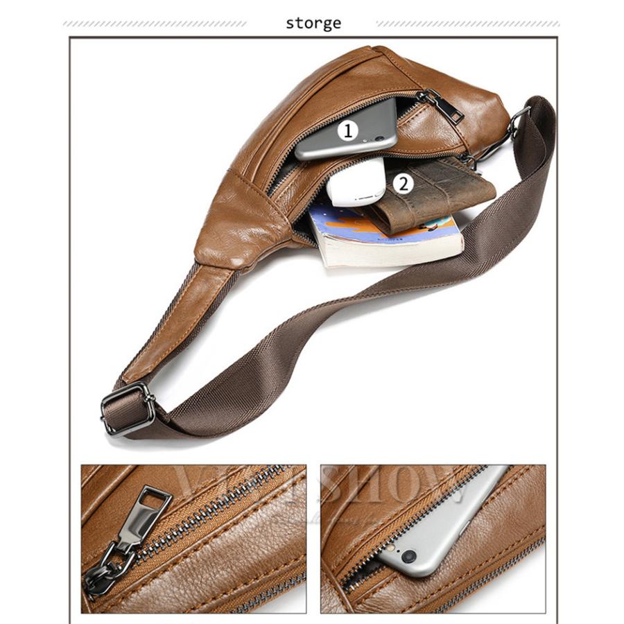 ボディバック ショルダーバッグ ワンショルダーバッグ メンズ 本革