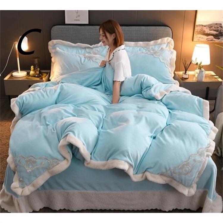 ベッド用品 プレゼント セミダブル 寝具カバーセット 北欧風 3点 4点