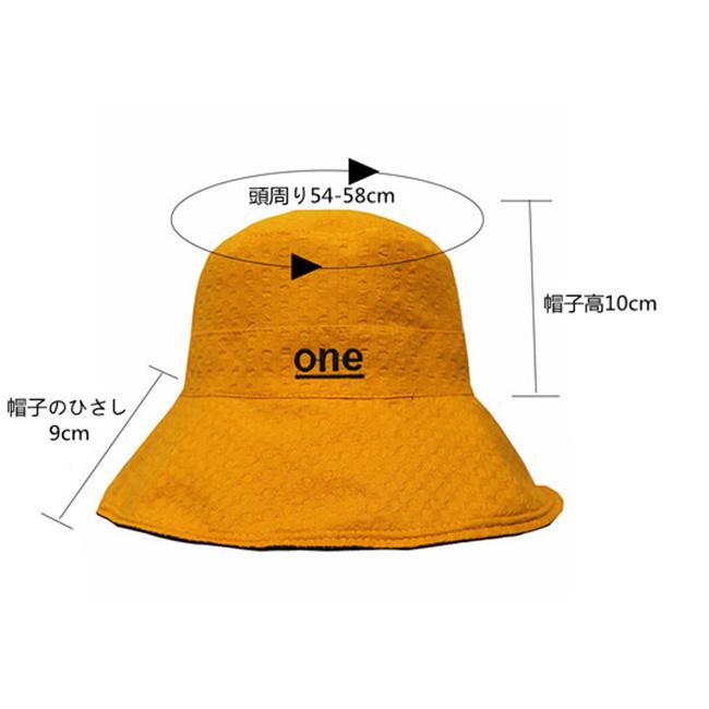 黒×黄色 帽子 ハット アウトドア リバーシブル ロゴ ワンポイント 通販