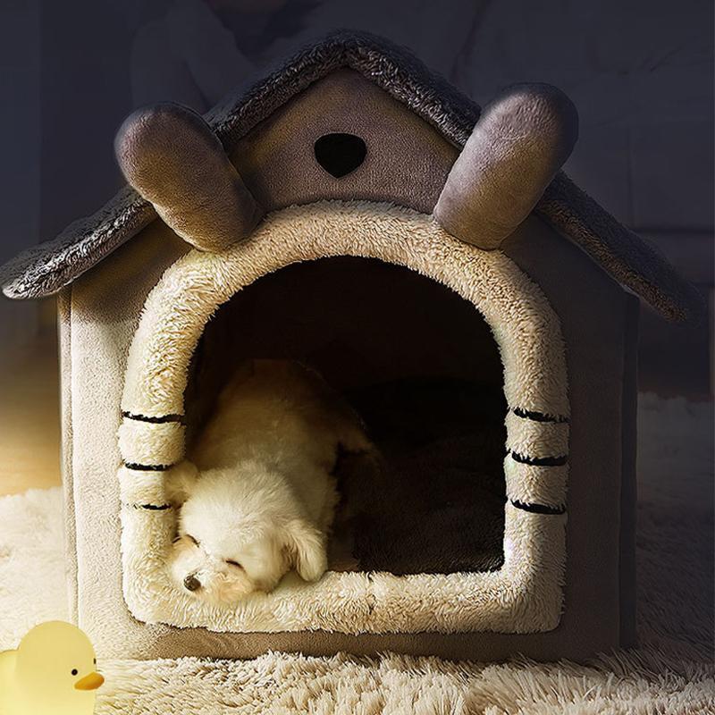 送料無料 犬 猫 PET HOUSE ペットハウス 折りたたみ 犬ハウスドーム型 室内用 ドーム型 ペットベッド 冬 暖かい 洗えます 小型犬 犬小屋 おしゃれ｜vivishow777｜17