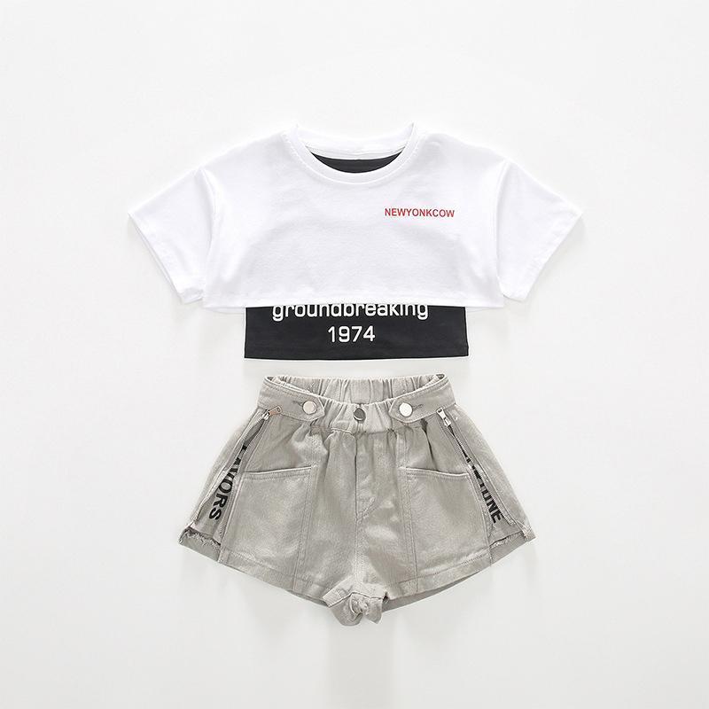 子供服 セットアップ キッズ 女の子 上下セット へそ出し トップス
