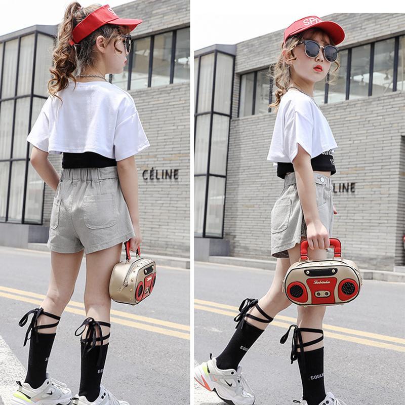 子供服 セットアップ キッズ 女の子 上下セット へそ出し トップス
