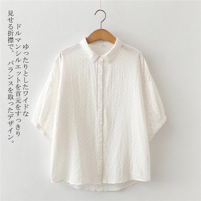シャツ トップス レディース ブラウス 半袖シャツ チュニック シャツ