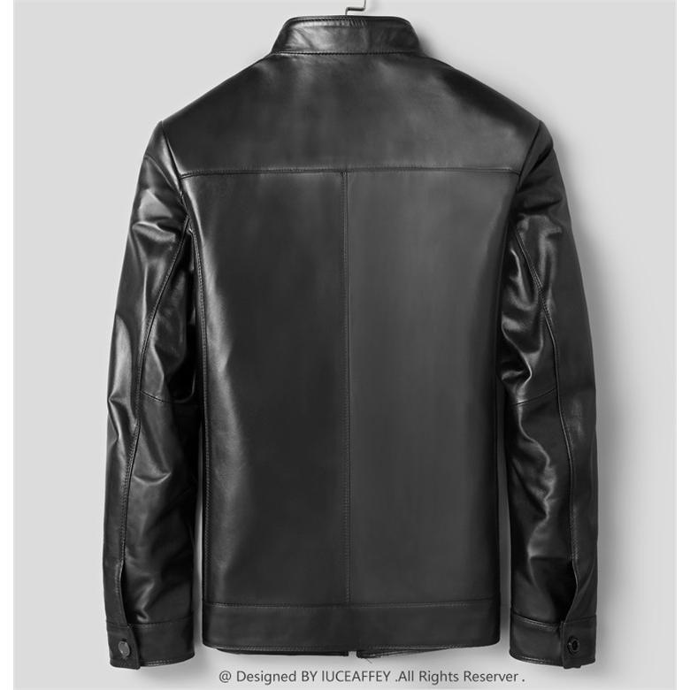 SALE 本革 ジャケット スタジャン スタジアム ジャンパー 高級品 防寒