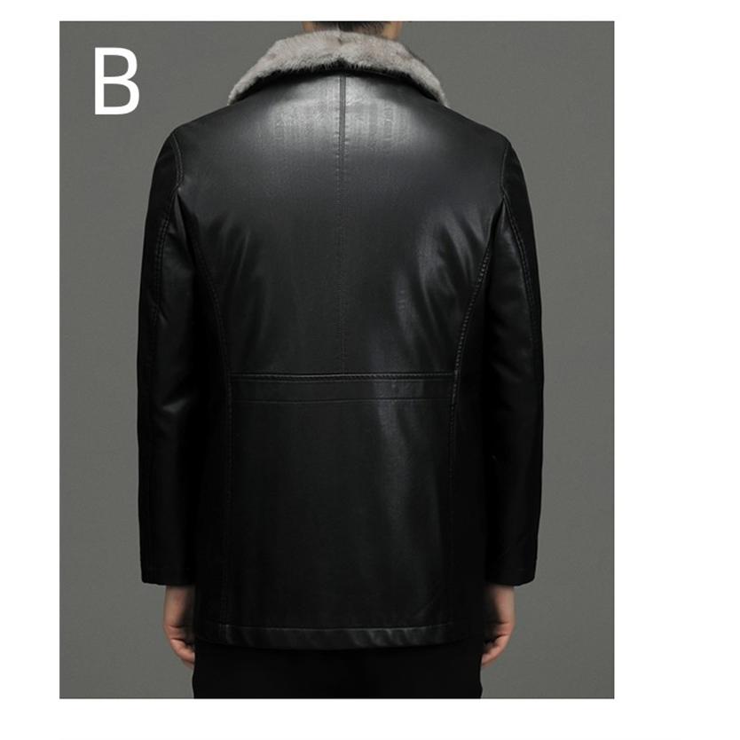 新品SALE ラム革 シープスキン コート メンズ 男性 通勤 ビジネス