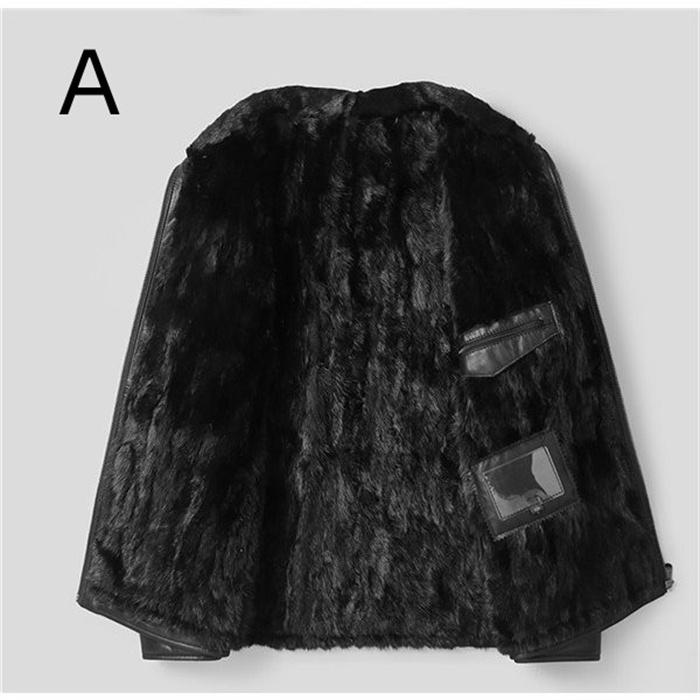 新品SALE ラム革 シープスキン コート メンズ 男性 通勤 ビジネス