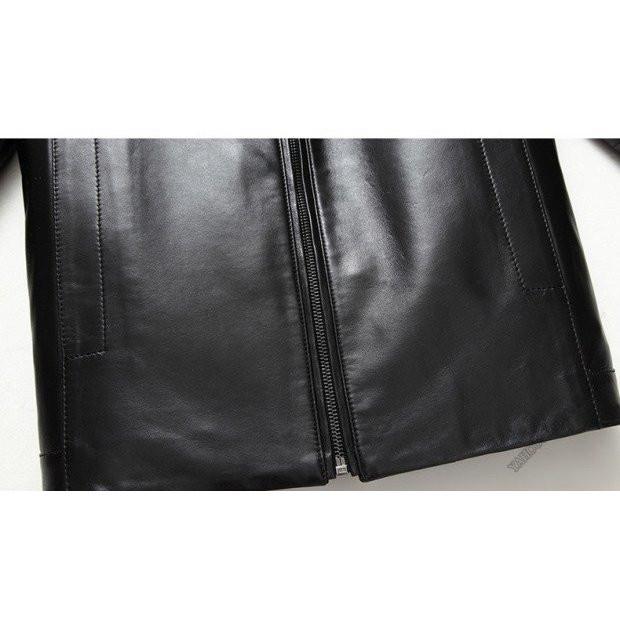 SALE 本革 レザー ジャケット メンズ シングルライダース ハーフ