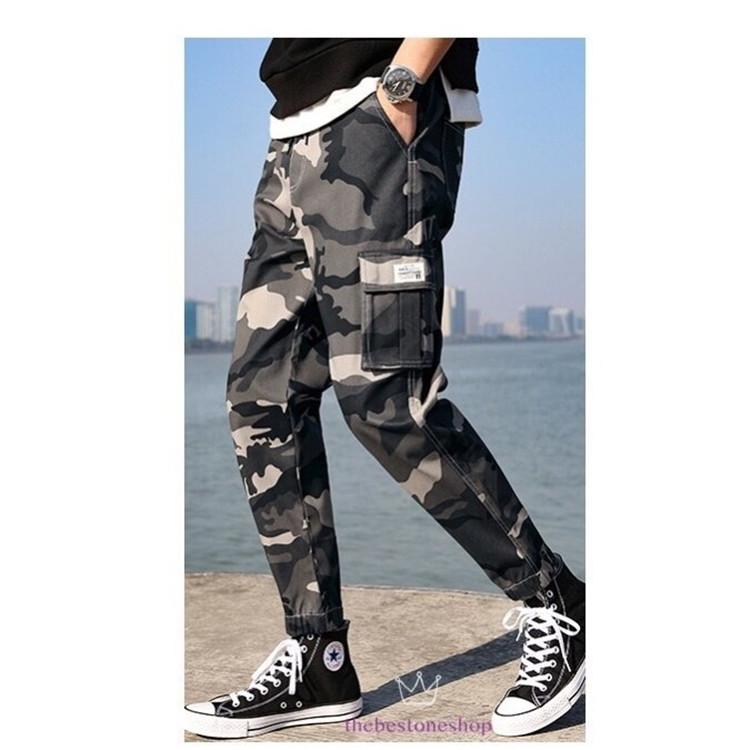 トレンドコーデ ロングパンツ メンズボトムス カモフラ テーパード