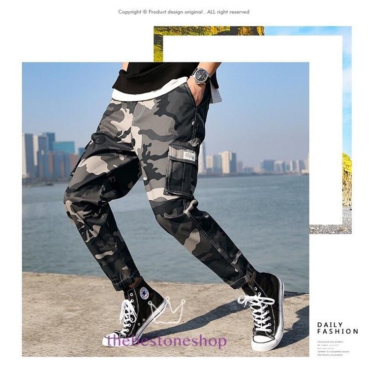 トレンドコーデ ロングパンツ メンズボトムス カモフラ テーパード