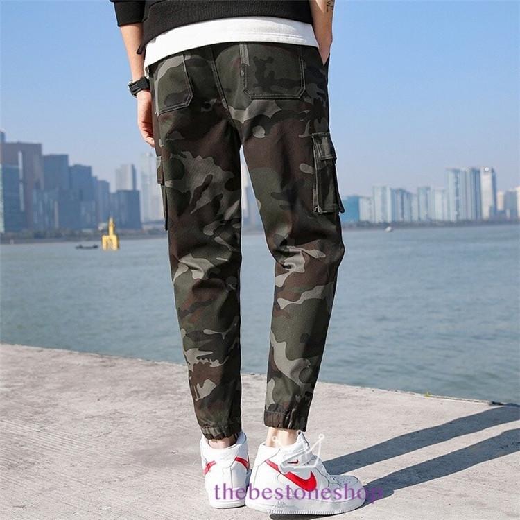 トレンドコーデ ロングパンツ メンズボトムス カモフラ テーパード