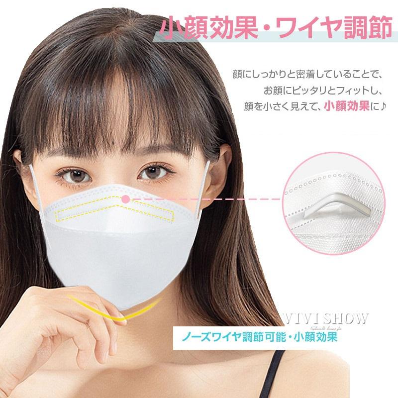 マスク 不織布 カラー kf94マスク 韓国 マスク 血色マスク 50枚入り 柳葉型 韓国マスク 4層構造 3D立体構造 口紅がつかない ウイルス対策 送料無料 セール |  | 14