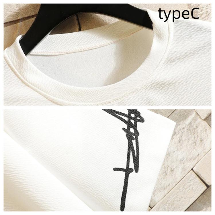 メンズ tシャツ 紳士tシャツ アームカット 七分袖 ストリート T
