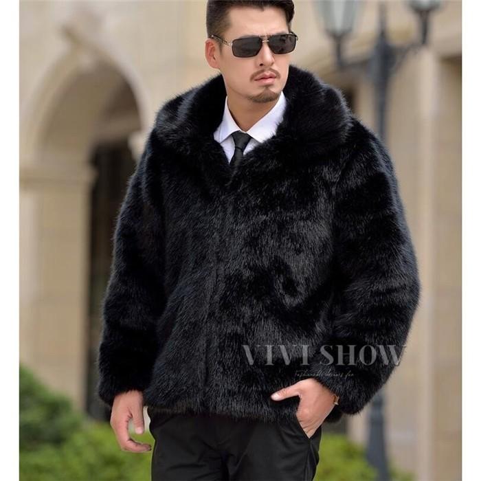 かっこいい 毛皮コート 人気 上質 コート 上着 ジャケット ファー