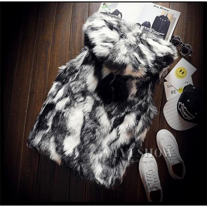 ベスト フェイクファー おしゃれ アウター 暖かい 冬物 防寒 毛皮