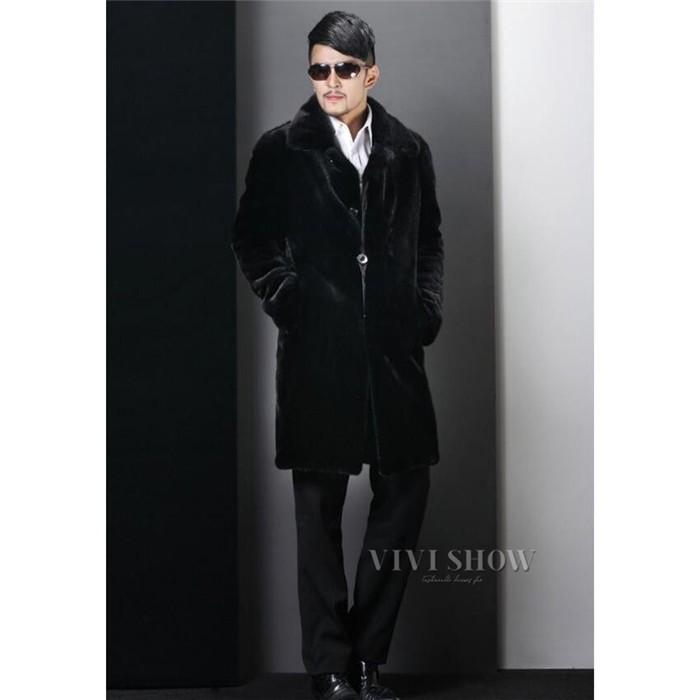 美品♪ 毛皮コート 人気 上質 コート 上着 ジャケット 男性用 ファー